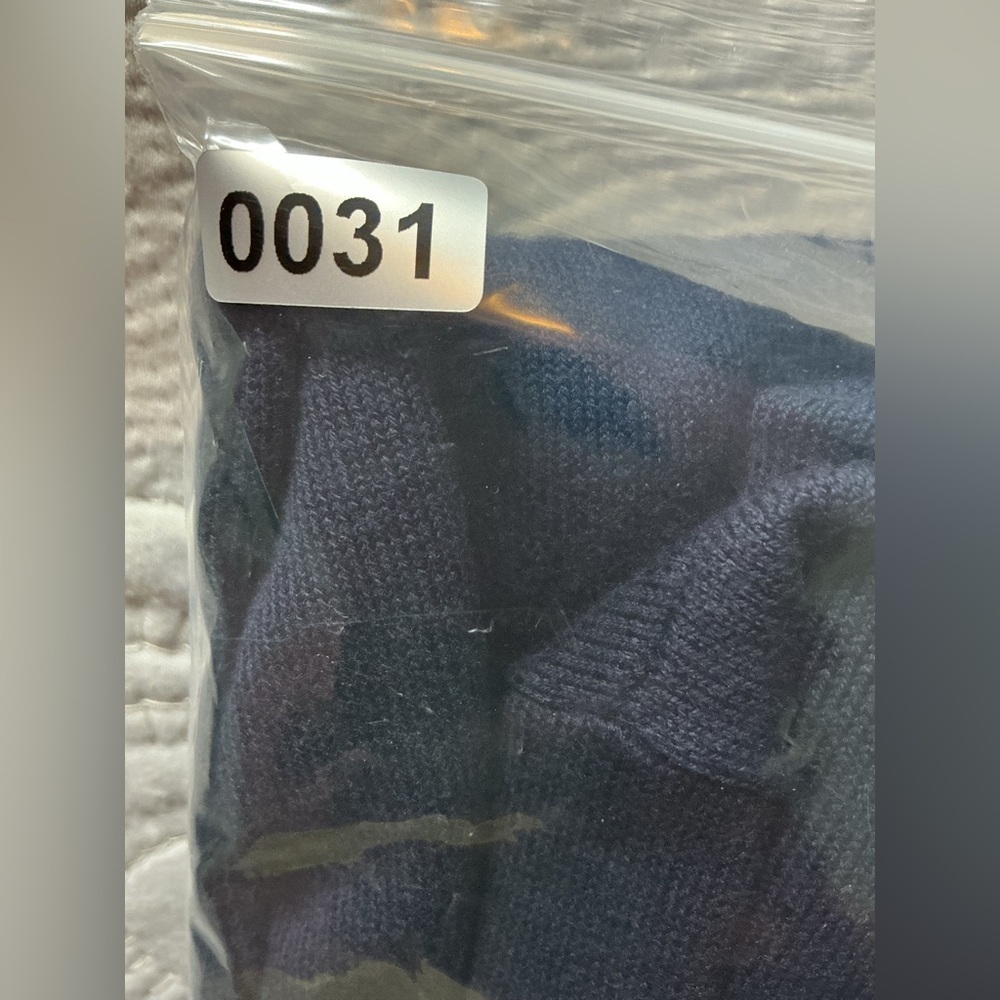 Talbots Navy Blue 3/4 Sleeve Button-Front Cardigan Sweater - Size XL - Picture 7 of 7
